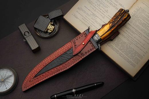 三希堂  现代刀系列  “s”羽毛博弈  未开刃 商品图2