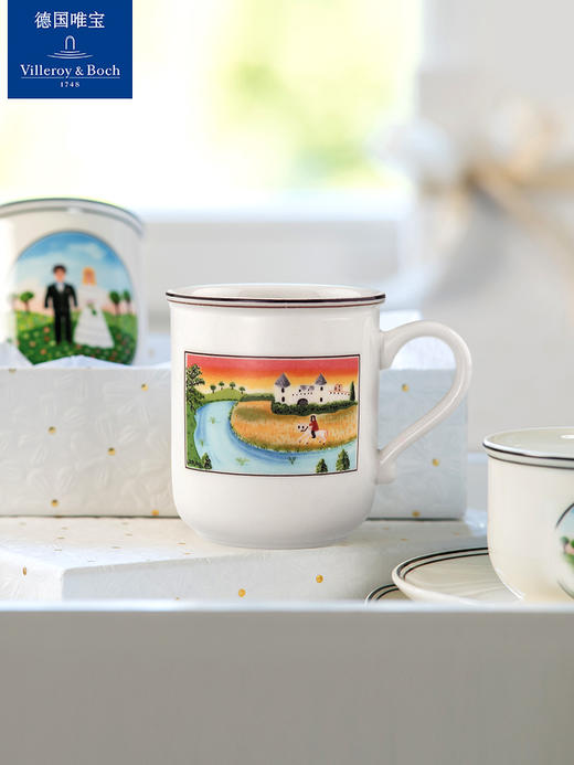 【清仓特惠4折】 villeroyboch德国唯宝进口马克杯随行便携陶瓷杯潮流简约田园纳夫 商品图6
