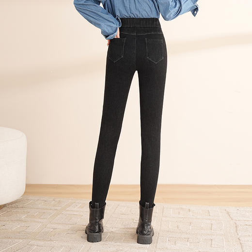 加绒加厚保暖裤，冬季新款一体绒小脚裤新款女装长款裤子MYX-HWM-82371-Y 商品图2