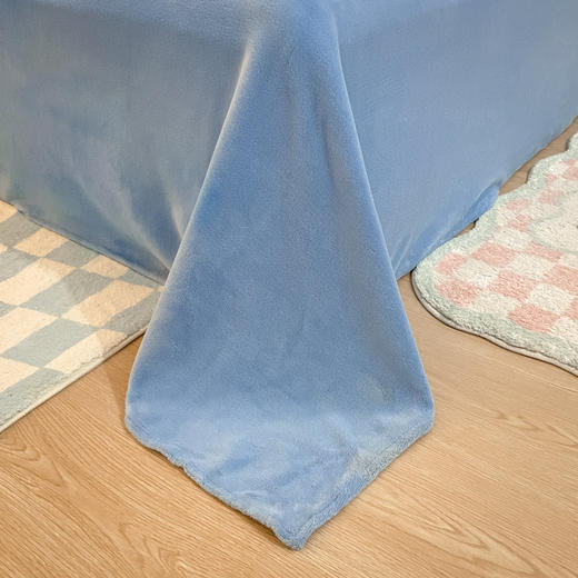 加厚牛奶绒四件套，双面法兰绒床单被套珊瑚绒四件套 QJY-YU-88 商品图4
