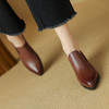 舒适简约，尖头里外全皮坡跟一脚蹬单鞋BXJ-379-1 商品缩略图6