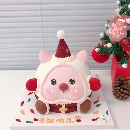 圣诞节圣诞猪猪蛋糕-低糖处理无添加 商品图0