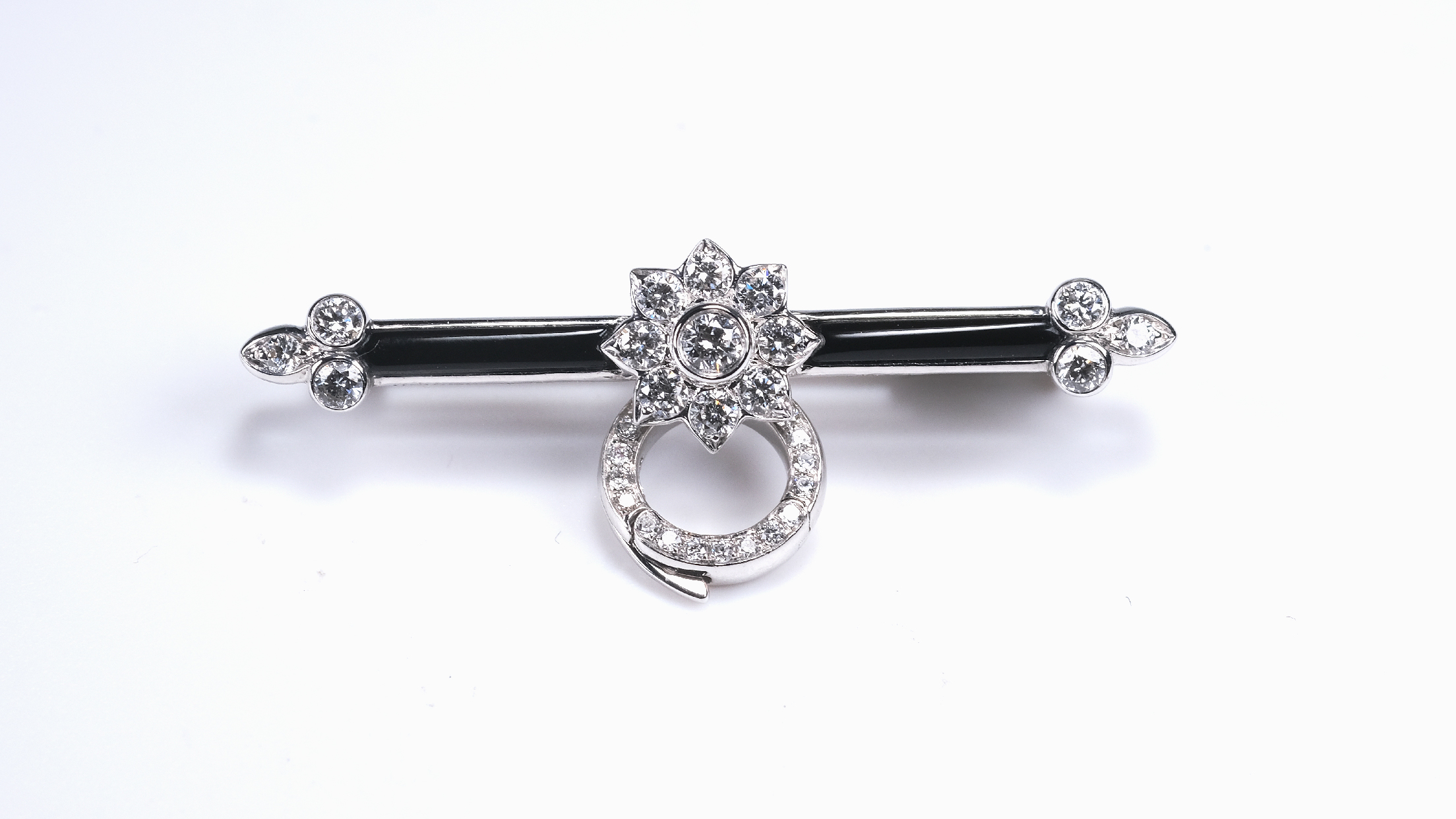 钻石玛瑙胸针配件