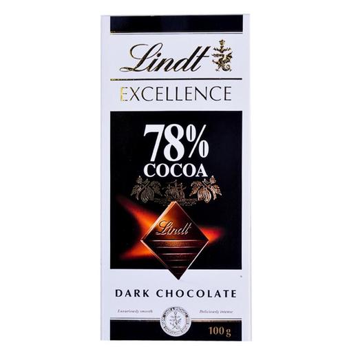 瑞士莲特醇排装-78%可可黑巧克力100g/块 商品图4