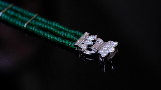 《颜如》祖母绿钻石手链 商品图1