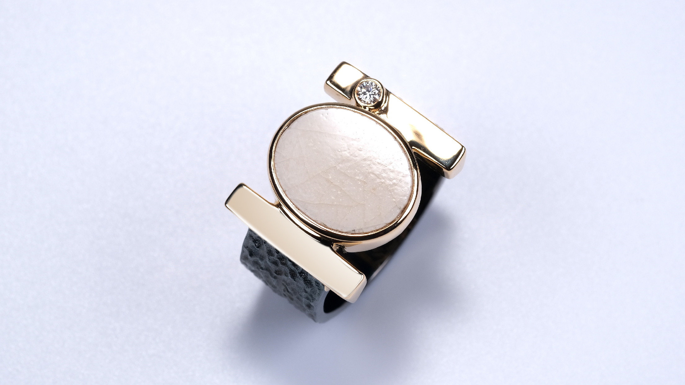 《有无系列》唐白瓷戒指