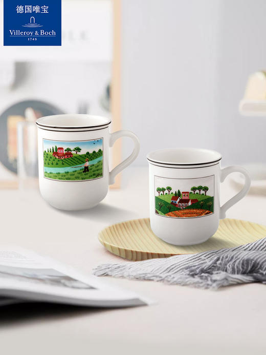 【清仓特惠4折】 villeroyboch德国唯宝进口马克杯随行便携陶瓷杯潮流简约田园纳夫 商品图5