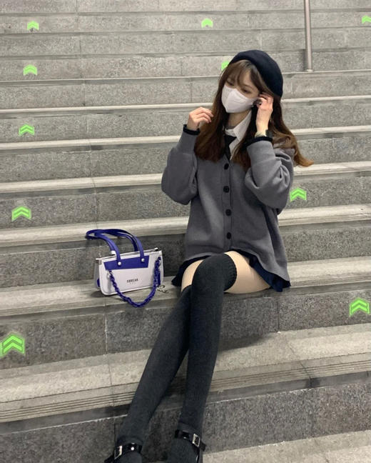 清仓!秒杀加厚保暖长袜，过膝袜。秋冬季 过膝长腿毛圈袜 ~~时尚舒适--修身---保暖---简约  过膝袜 商品图3