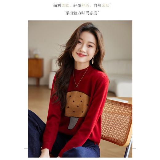 雀说外套打底衫卡通短款百搭显瘦今年流行漂亮毛衣女AL JC 商品图1