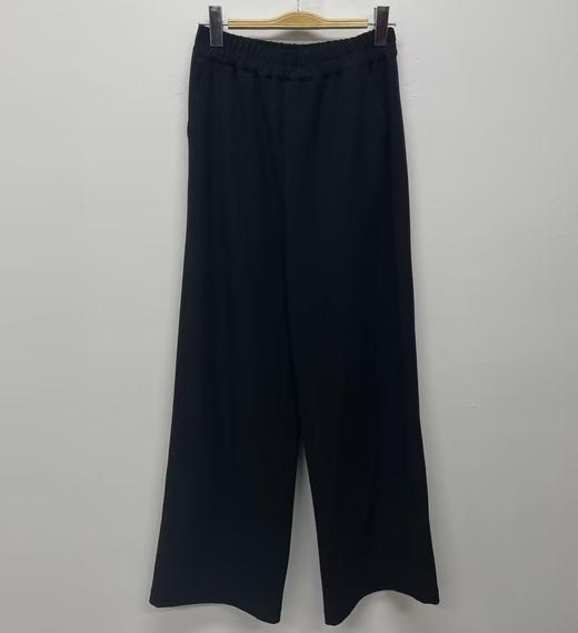 12GD松紧腰简约休闲阔腿长裤31023（黑） 冬季 302164032105 商品图0
