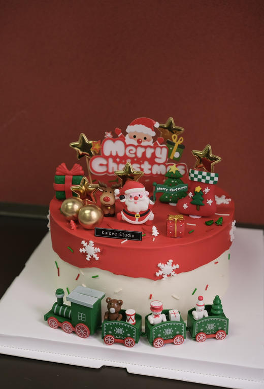 圣诞火车蛋糕（装饰品会有些不同 商品图0