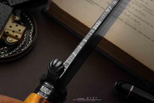 三希堂  现代刀系列  “s”羽毛博弈  未开刃 商品图9