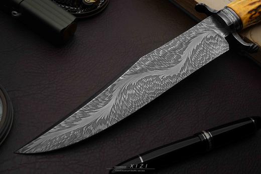 三希堂  现代刀系列  “s”羽毛博弈  未开刃 商品图4