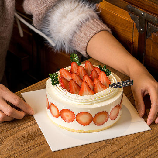 【草莓季限定】草莓巧克力奶油蛋糕6寸8寸10寸（纯动物奶油新鲜草莓夹心 提前1天预定） 商品图3