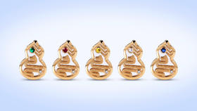 吉祥五色葫芦挂坠