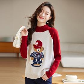 雀说外套打底衫卡通短款百搭显瘦今年流行漂亮毛衣女AL JC