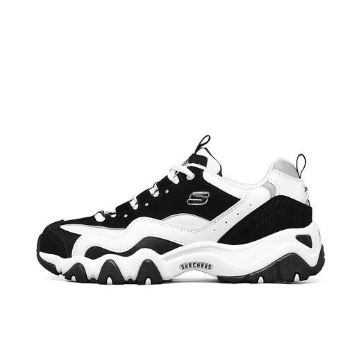 Skechers斯凯奇怪兽甜心女潮流老爹鞋时尚经典熊猫鞋12493-BKW  商品图2