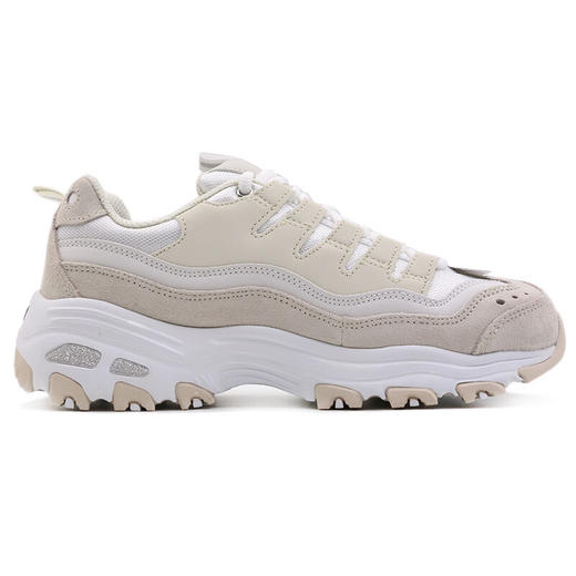 斯凯奇（Skechers）女鞋 运动鞋时尚厚底户外老爹鞋熊猫鞋耐磨潮流休闲鞋 13141-WNT 商品图1