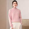 丁摩 冬季羊绒衫女100%山羊绒23秋冬新款半高领加厚长袖针织打底衫 商品缩略图2