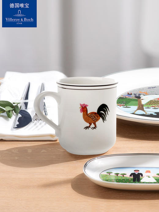 【清仓特惠4折】 villeroyboch德国唯宝进口马克杯随行便携陶瓷杯潮流简约田园纳夫 商品图7