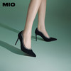 MIO米奥春季尖头细跟派对高跟鞋优雅显高浅口单鞋女鞋M241452010 商品缩略图1