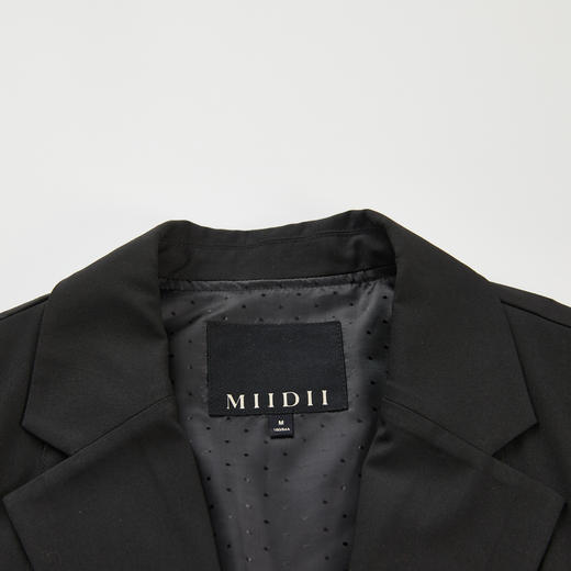 谜底西装外套女2024春季新款通勤风职场宽松中长款西服241MW0164 商品图3