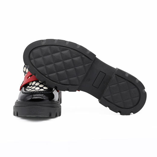 #断码特价38码&39码#西班牙原产时尚舒适厚底女款乐福鞋四季款5782经典黑白波点(超轻款) 商品图6