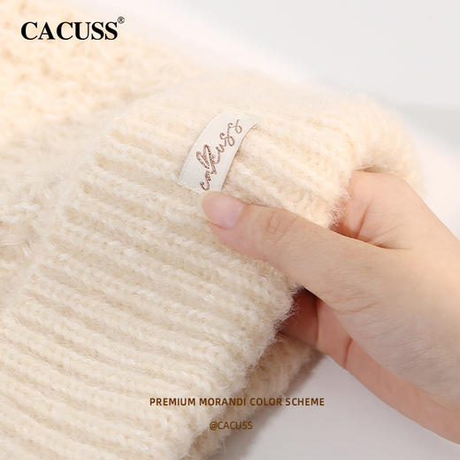 CACUSS 冬季保暖堆堆帽 ZZ230539+ZZ230500 商品图9