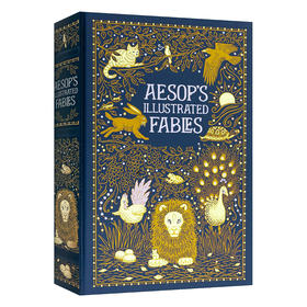 伊索寓言 插图版 英文原版 Aesop's Illustrated Fables 皮质 英文版儿童英语故事书 进口原版课外阅读书籍