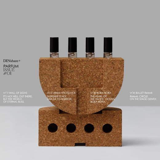 DINshare 黑地｜香水体验礼盒（第一季）四款香水 - 2.5ml X 4 商品图3