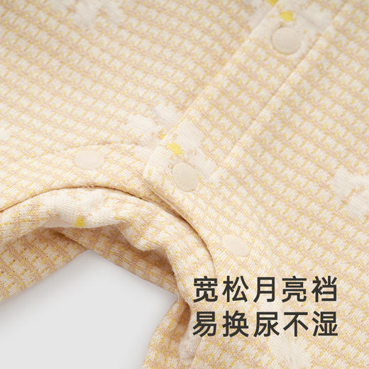 【商场同款】英氏婴儿连体衣女宝宝春季透气婴幼儿衣服新款 商品图3