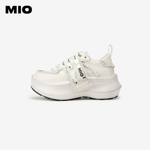 MIO米奥春季系带高跟时尚休闲鞋面包鞋酷飒通勤运动女鞋M241561815 商品图1