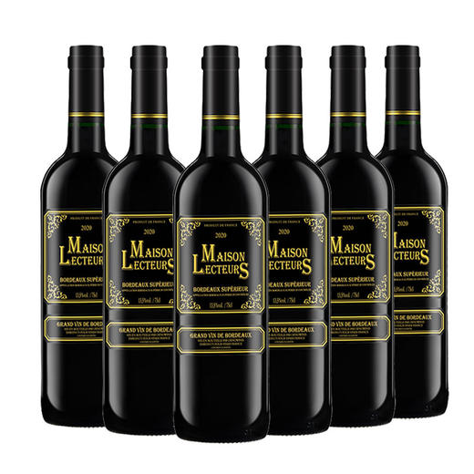 【深圳免税】莱斯特城堡红葡萄酒 750ml*6 法国波尔多AOC级 商品图1