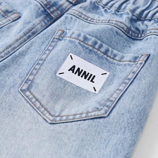 女童垂感阔腿牛仔单裤裤子新款安奈儿童装实体店同款AG416553 商品图5