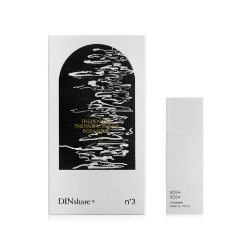 DINshare 黑地｜NO.3 波拉波拉 香水 白瓶 清透系列 30ml/90ml 商品图0