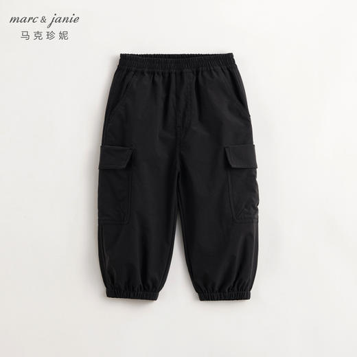 [吸湿速干]马克珍妮男童户外大口袋工装束脚裤儿童裤子春款240201 商品图2