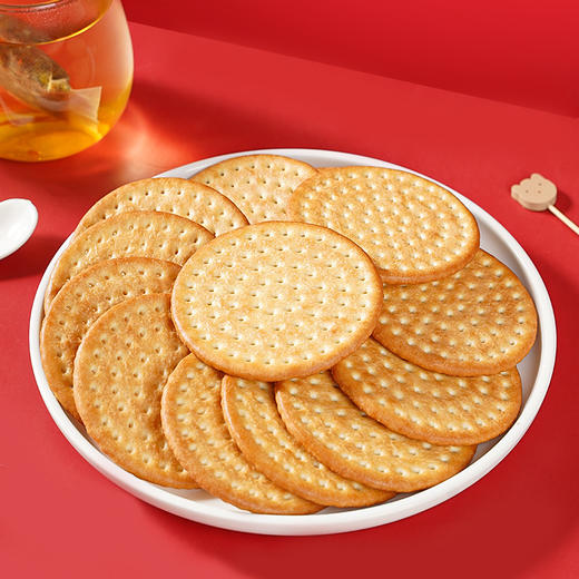 【国风好礼！草原鲜乳大饼礼盒套装】牛乳的香气，口感酥脆，营养满满！香酥牛乳饼营养早餐饼饼干零食， 商品图2