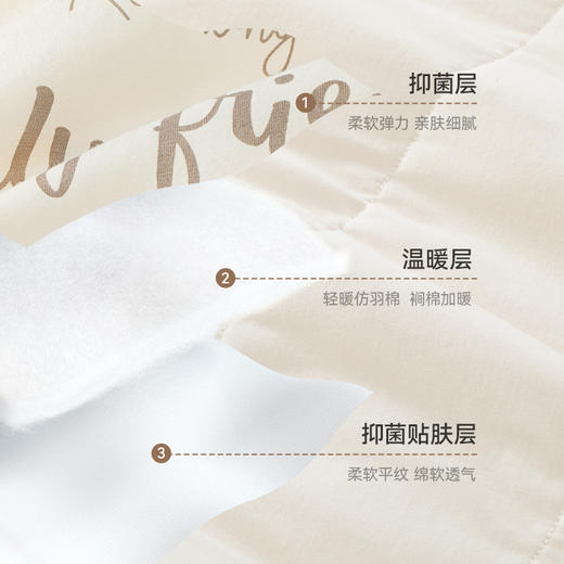 【商场同款】英氏婴幼儿抱被新生儿包被新款5A抑菌抱毯 商品图3