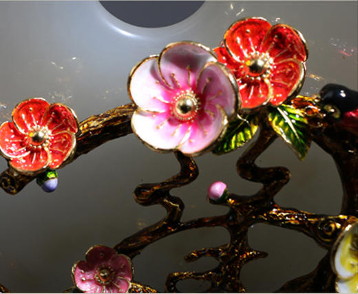 喜上眉梢珐琅彩平安扣 商品图4