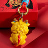 赚钱龙汽车钥匙扣会转动足金生肖龙年平安符挂件  XHR 商品缩略图4