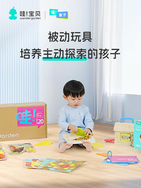 Wondergarden哇盒子月卡/季卡/年卡婴幼儿童1-36月龄蒙氏早教益智积木玩具套装