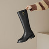 时尚个性，羊皮毛一体长筒靴骑士靴真皮真毛雪地靴JL-AC685 商品缩略图6
