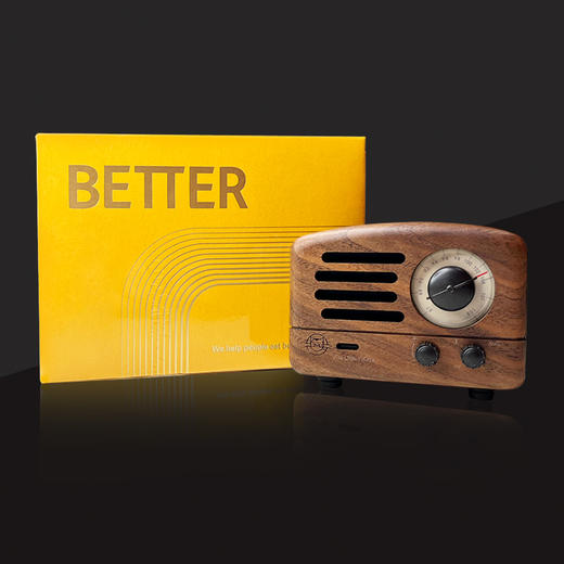 猫王胡桃木蓝牙音箱 商品图5