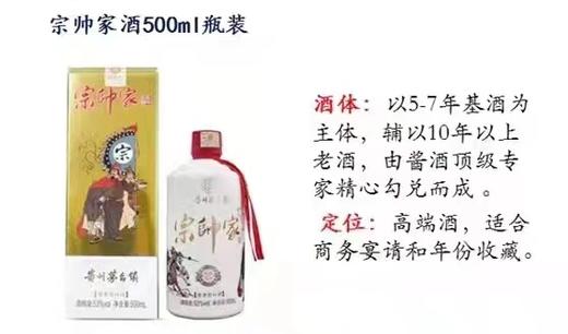 贵州茅台镇宗帅家酒酱香型白酒53°-500ML 商品图3