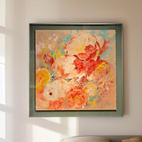 《鱼游春水》版画