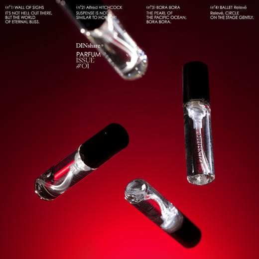 DINshare 黑地｜香水体验礼盒（第一季）四款香水 - 2.5ml X 4 商品图6