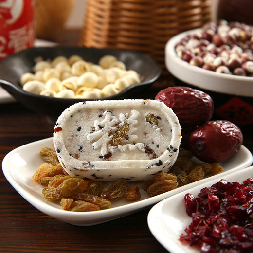 【29.9抢60枚！坚果茯苓八珍糕】不单独添加蔗糖山枣山药八珍糕黑芝麻山药早茶传统糕点心老人儿童零食-rui 商品图4