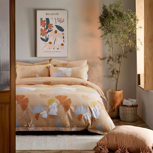 【远梦】纯棉加厚磨毛四件套（到店选择花色） 商品图7