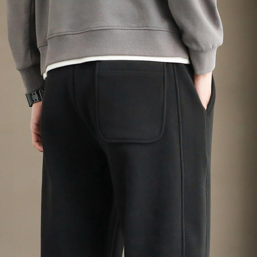 罗蒙秋冬男裤双面纳米绒防风裤子男裤加绒休闲裤男保暖男士休闲裤 商品图10