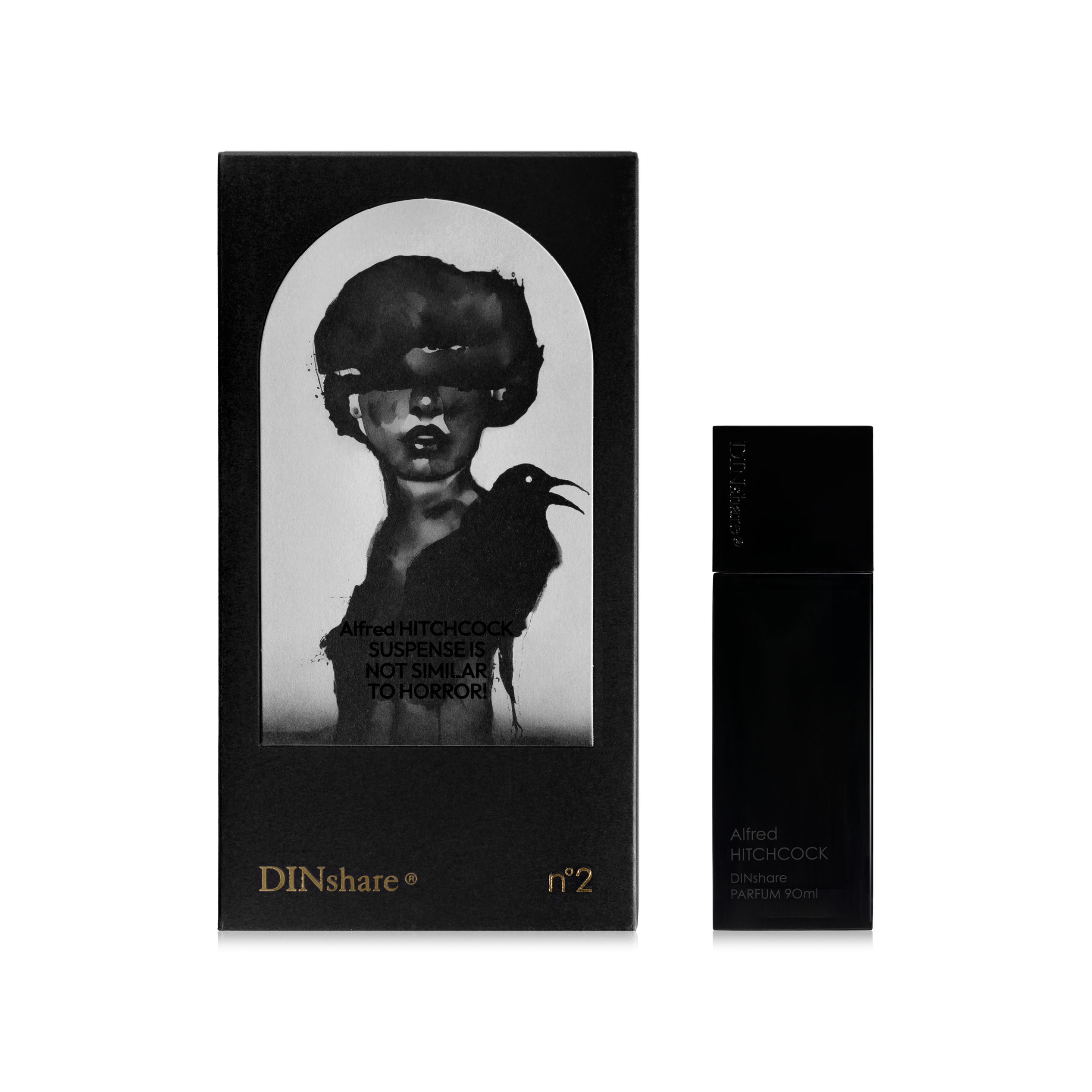 DINshare 黑地｜NO.2 希区柯克 浓香水 黑瓶 沉溺系 30ml/90ml